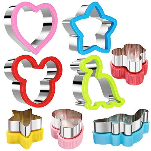 Stainless Steel Sandwiches Cutter Set Mickey Mouse & Dinosaur & Heart &